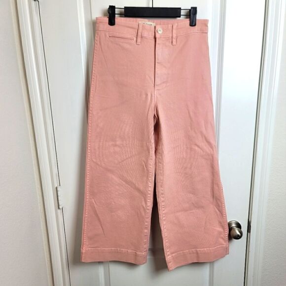 MADEWELL Emmett Wide Leg Crop Pants - Picture 1 of 10